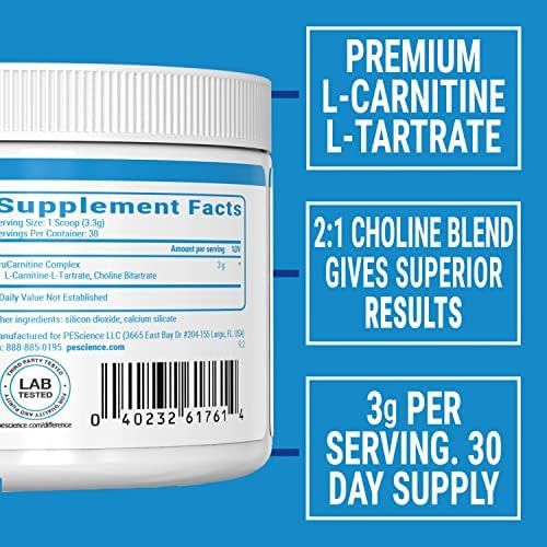 l carnitine tartrate choline Pescience Trucarnitine L-Carnitine-L-Tartrate Superior | Buy at Kiwla