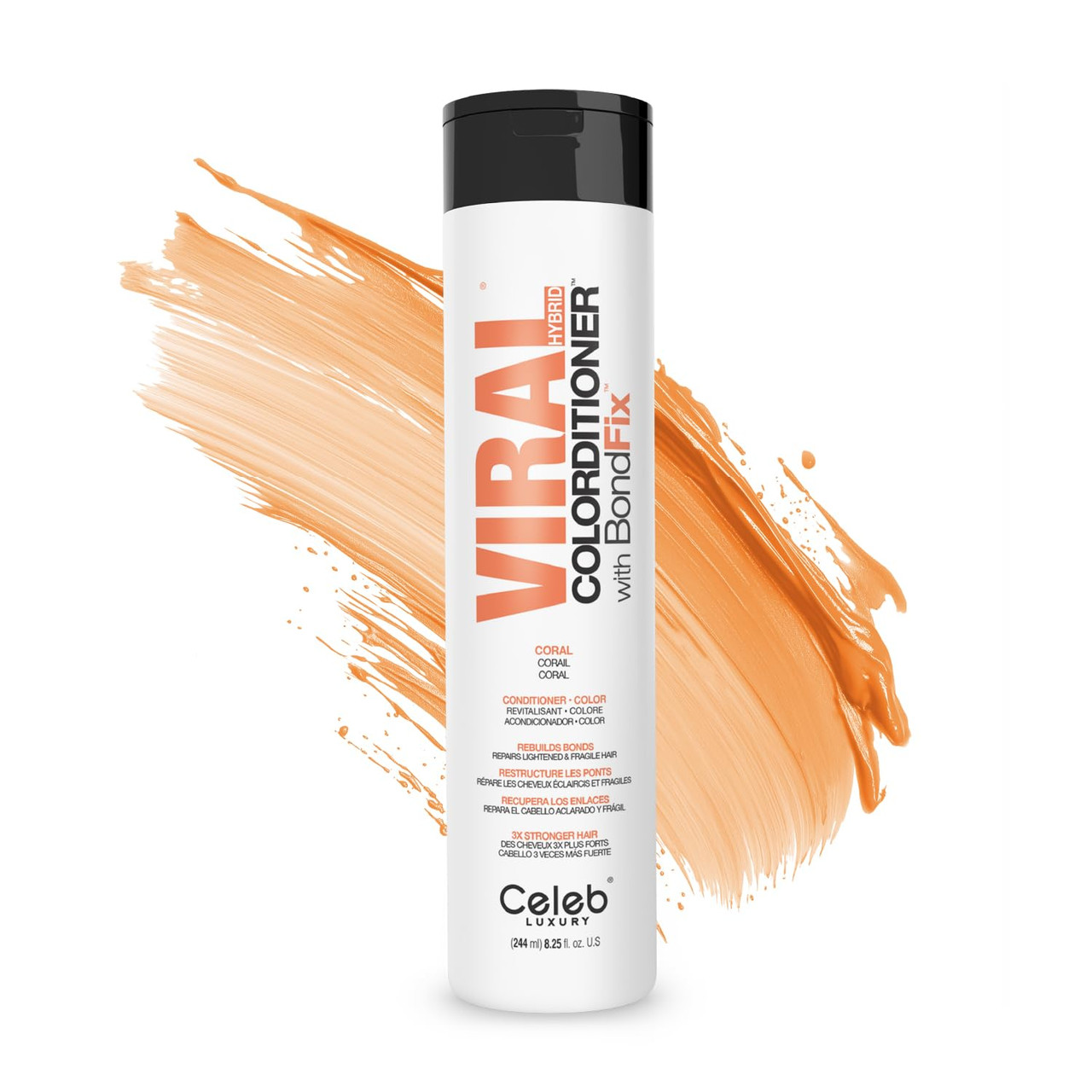 Celeb Luxury Viral Colorditioner Coral 8.25 fl. oz | Buy at Kiwla