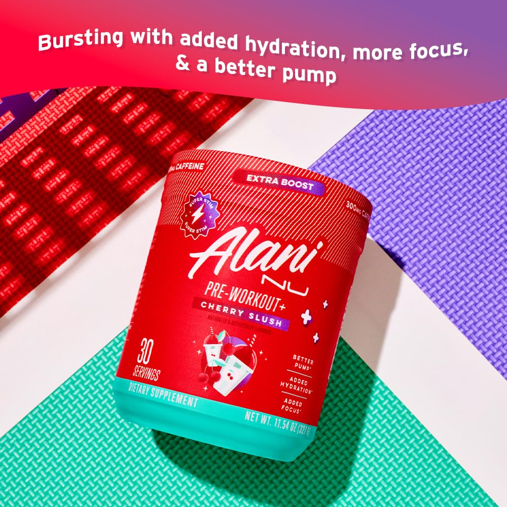 Alani Nu Pre Workout+ Powder Frozen Lemonade Extra Boos | Buy at