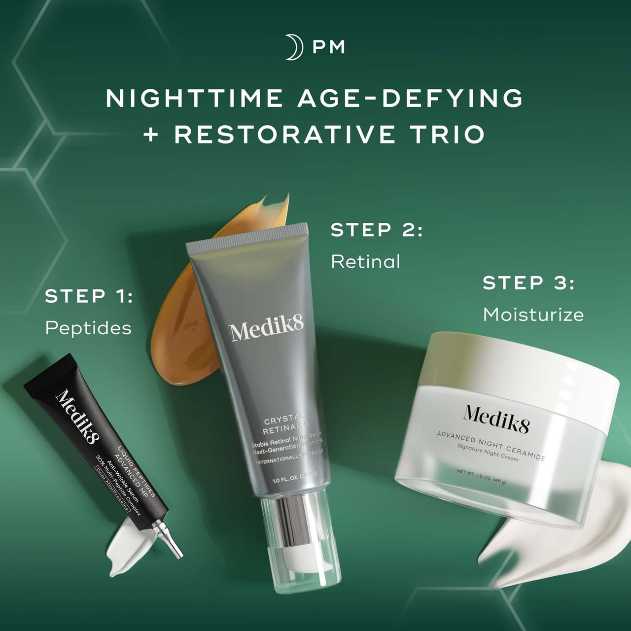 MÖDERE. スキンケアセット 4点 MÖDERE. スキンケアセット Medik8 Overnight Renewal Kit - Advanced