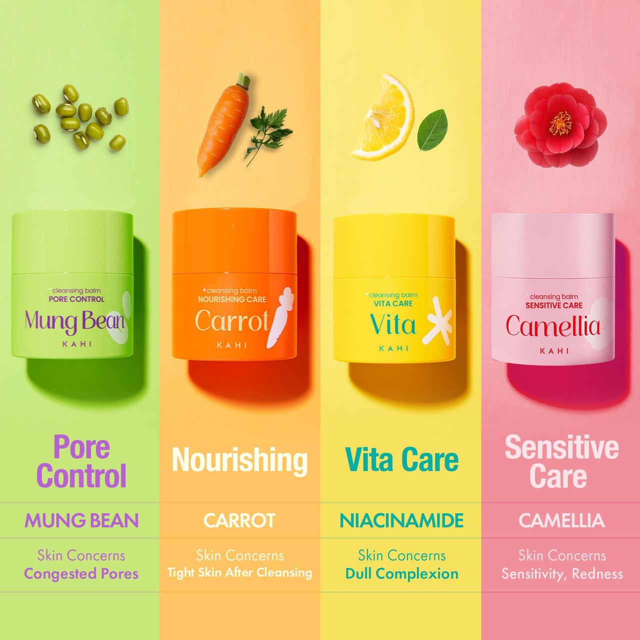 KAHI Cleansing Balm Sensitive Care Camellia - Gentle Makeup