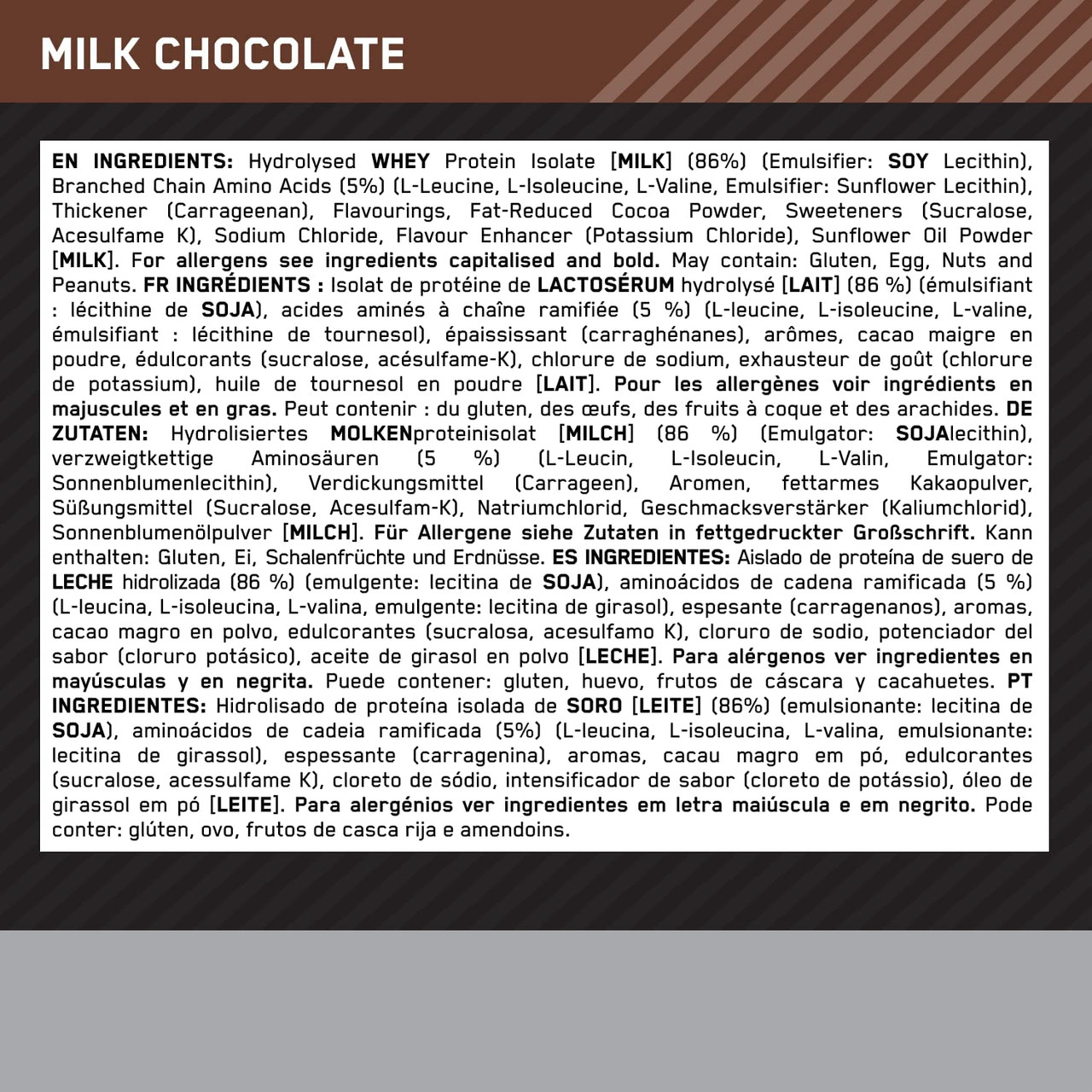 OPTIMUM NUTRITION Platinum HydroWhey, Turbo Chocolate 3.5lb
