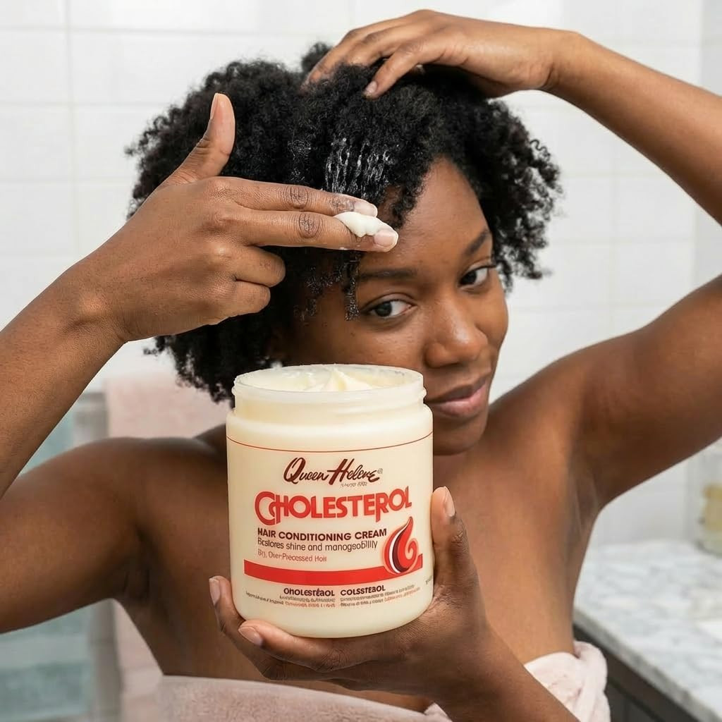 Queen Helene Cholesterol Hair Conditioning Cream – Deep Repair