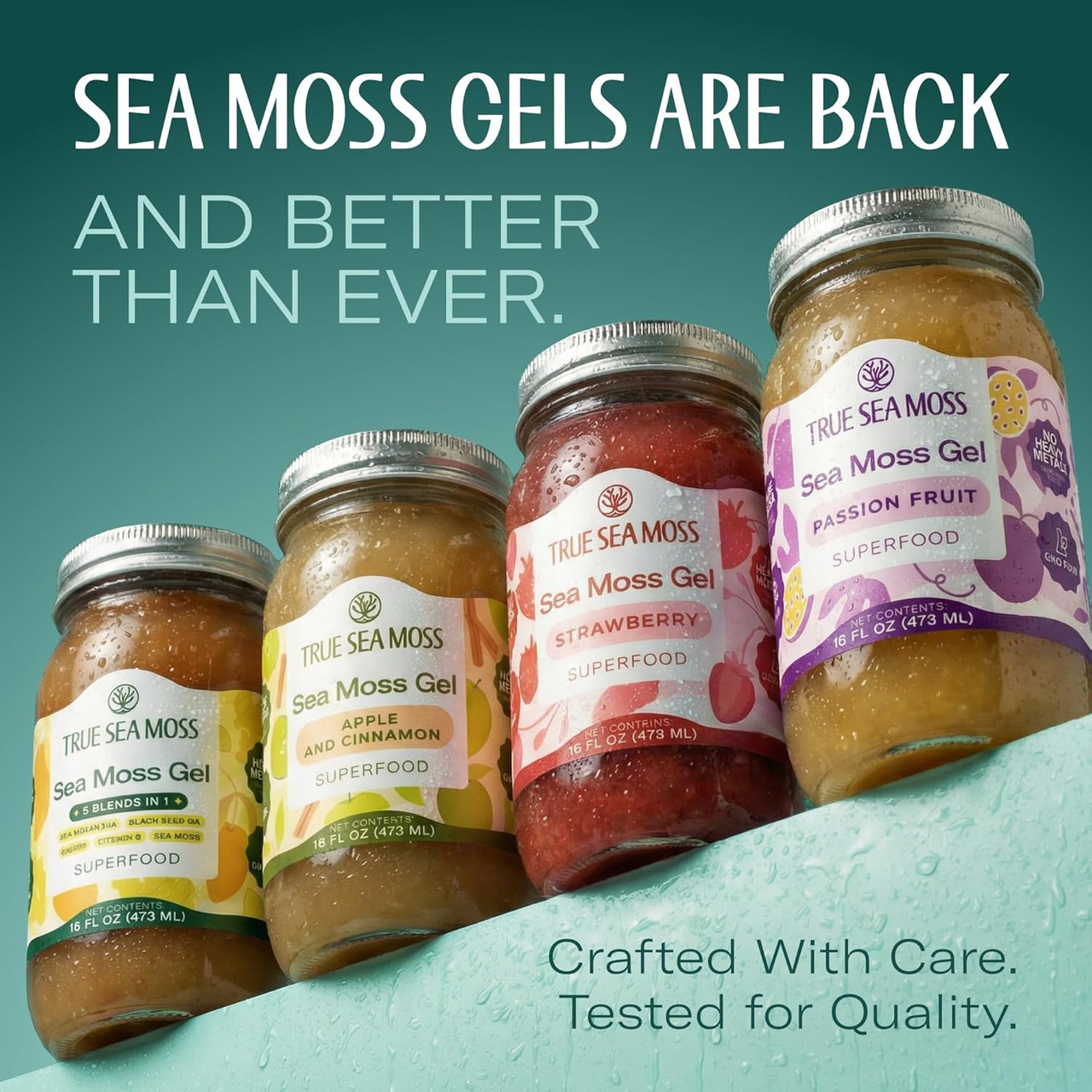 TrueSeaMoss Sea Moss Gel – Wildcrafted Seamoss, Fruits | Buy at
