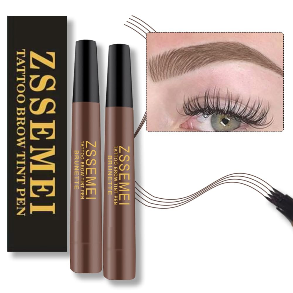 Zssemei Waterproof Eyebrow Pen For Women - Microblading Tattoo Eye