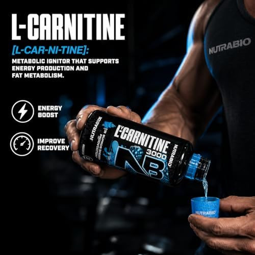 NutraBio – L-Carnitine Liquid Shots – 3000mg – 10mg of | Buy at Kiwla