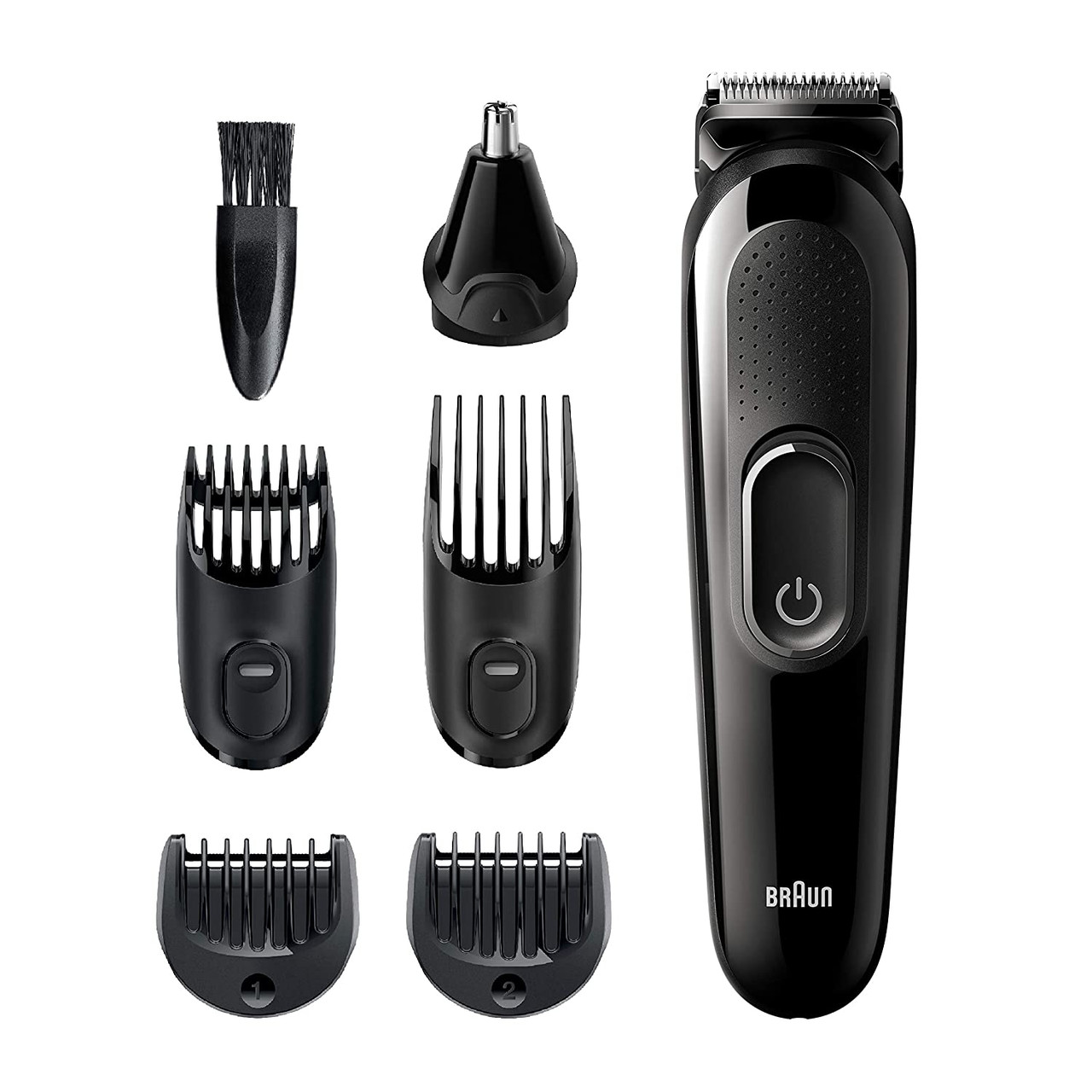 Hair Trimmer for Men Mens Hair Clippers Beard Trimmer Professional  Cordless Durable Clipper Hair Cutting Kit Waterproof Rechargeable  LED  Display Black