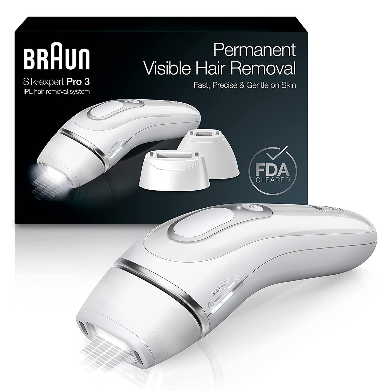 Braun IPL Silk Expert Pro 5 PL5137 Generation IPL Permanent Visible Laser  Hair Removal for Women