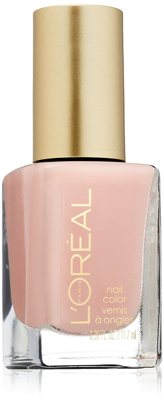 Makeup and Macaroons: L'Oreal Color Riche Nail Polish in #857 Chantilly Lace