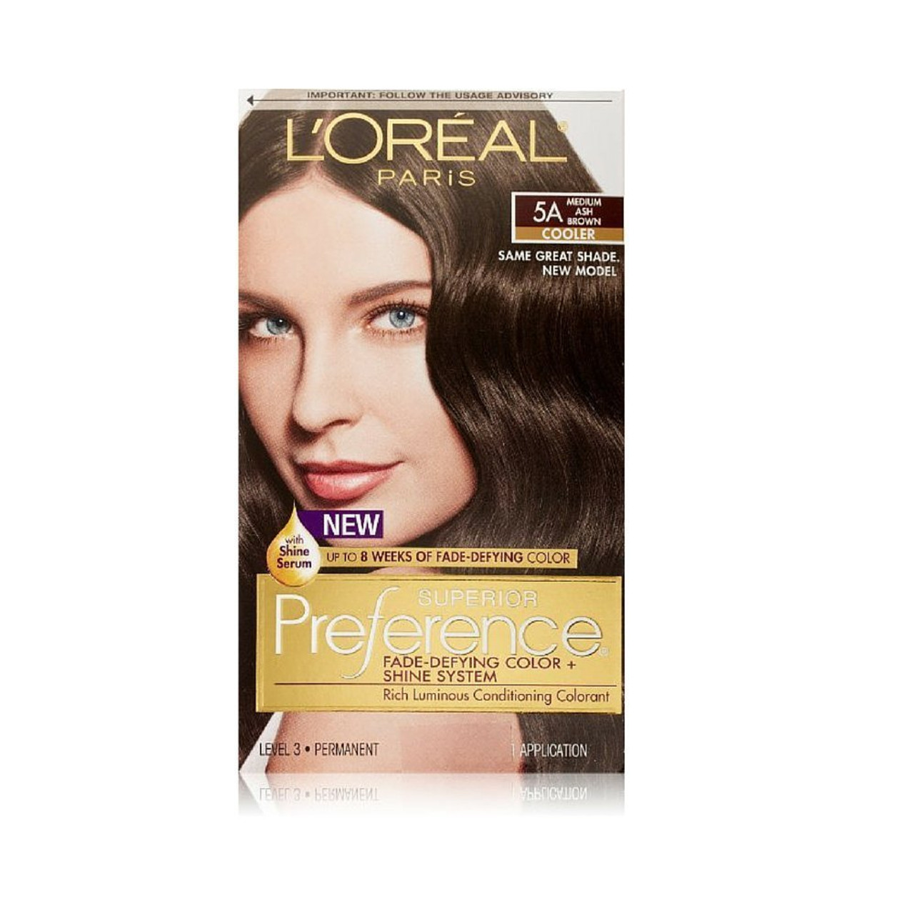 LOreal Paris Superior Preference Permanent Hair Color 16 Natural Light Ash  Brown 100 Grey Coverage Hair Dye 1 EA Packaging May Vary  Amazonca  Beauty  Personal Care