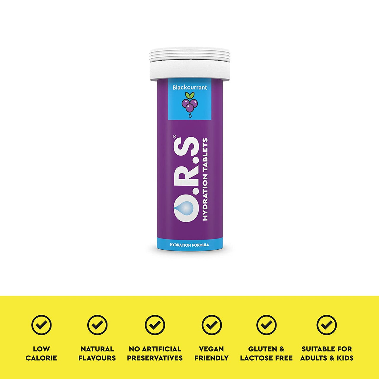 ORS Hydration Tablets Blackcurrant 24 Tablets | Buy at Kiwla
