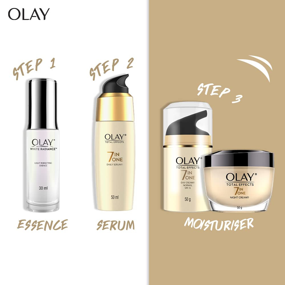 Olay Total Effects 7in1 Tagescreme & Serum Duo Mit LSF 20, 40 Ml – Anti-Aging-Pflege Für Einen Strahlenden Teint