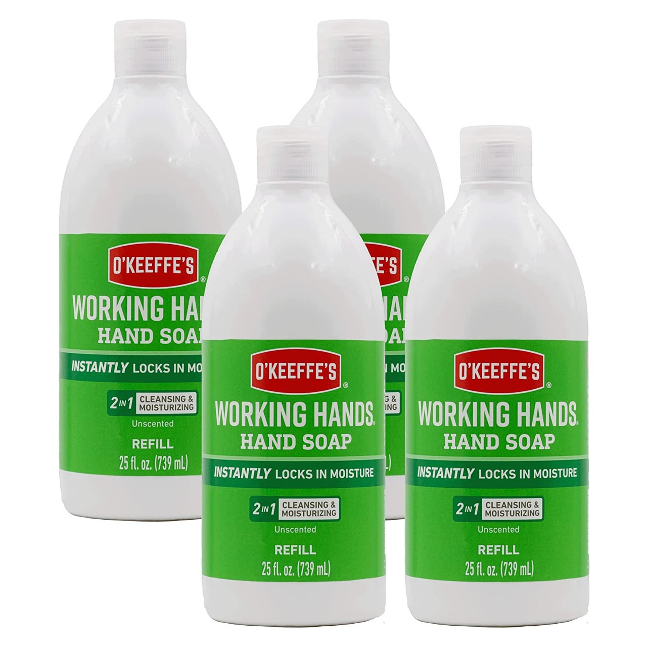 Working Hands, Hand Soap, Unscented, 12 fl oz (354 ml)