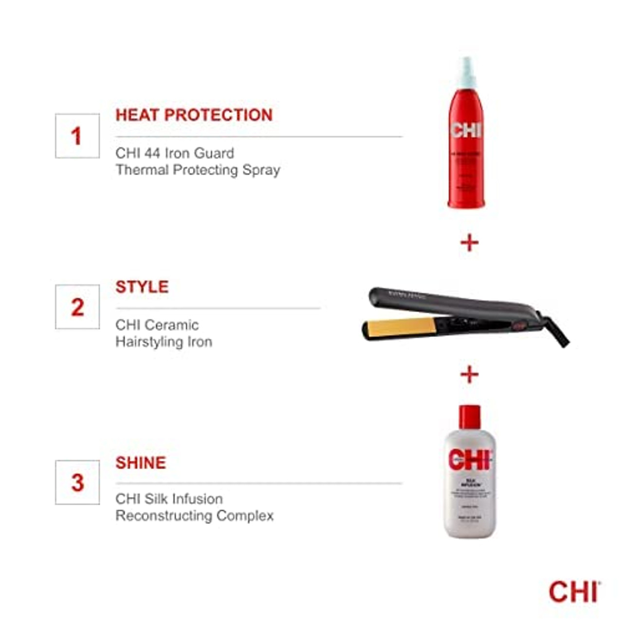 CHI | Volcanic Lava Ceramic Hairstyling Iron 1½