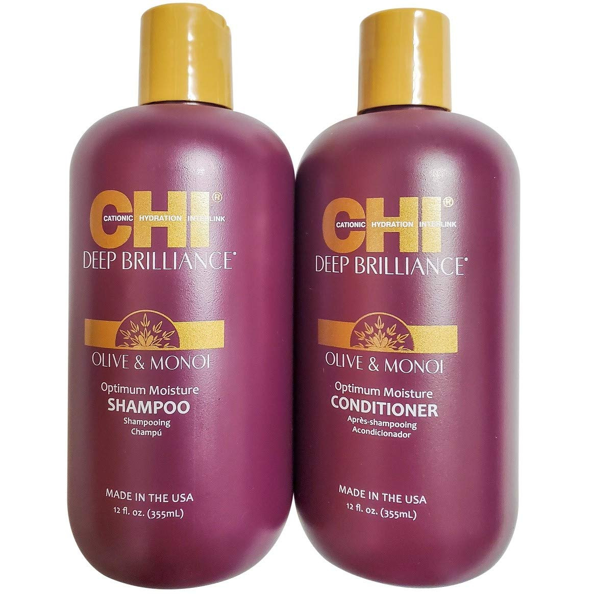 シャンプー chii CHI Deep Brilliance Olive & Monoi Optimum Moisture Shampoo and