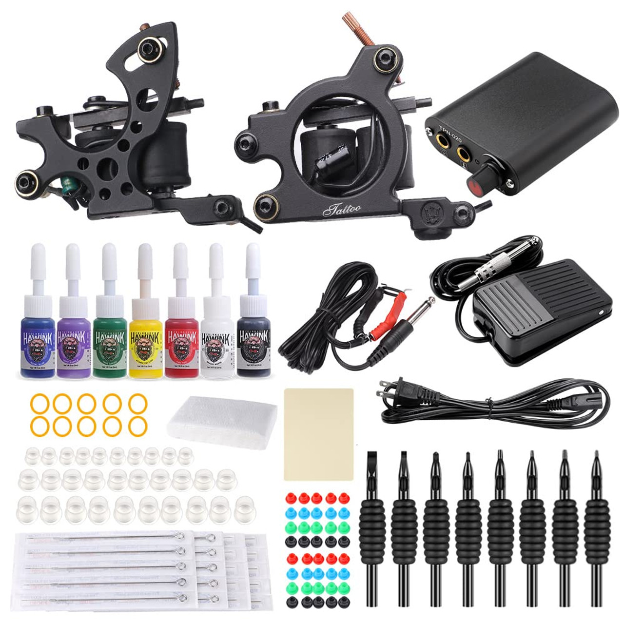 HASTHIP Tattoo Machine Kit for Beginners Complete Tattoo Kit 2 Tattoo  Machines Permanent Tattoo Kit Price in India  Buy HASTHIP Tattoo Machine  Kit for Beginners Complete Tattoo Kit 2 Tattoo Machines