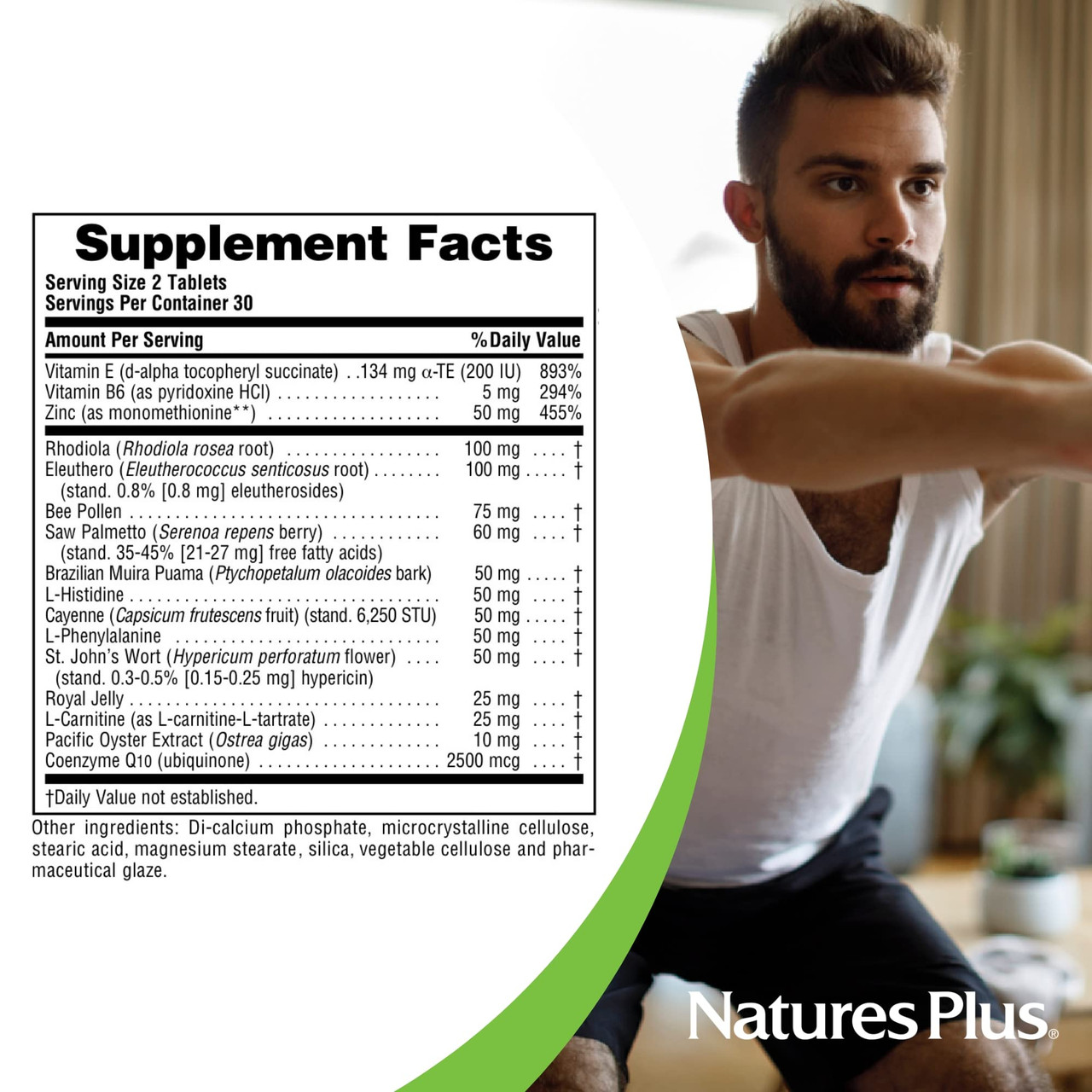 NaturesPlus Ultra VirileActin Tablets 60 Tablets