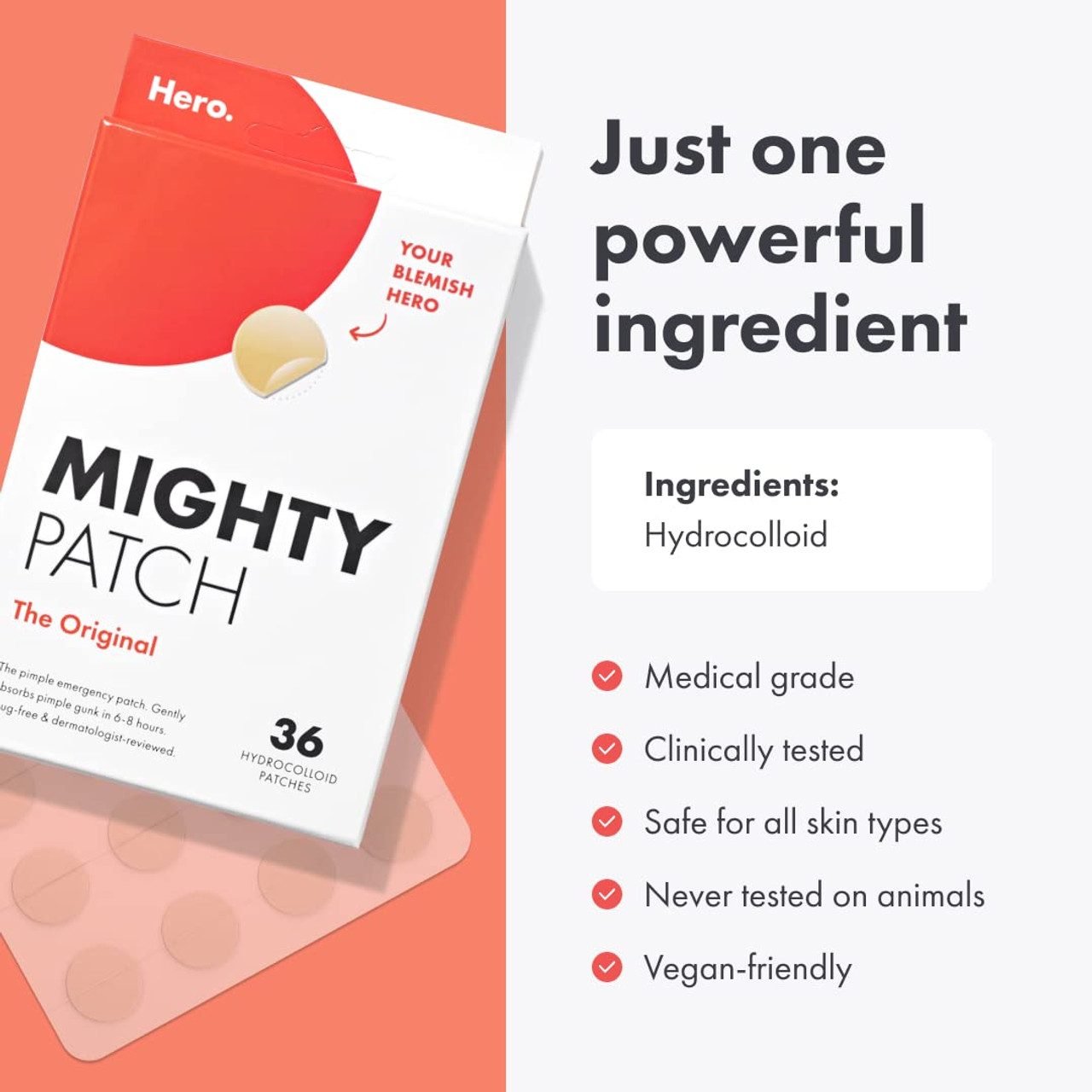 Mighty Patch Original 36ct and Surface 10ct Bundle