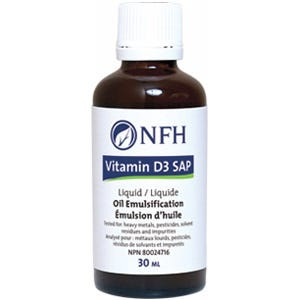 NFH Vitamin D3 SAP Liquid 30 ml 1000 IUdrop