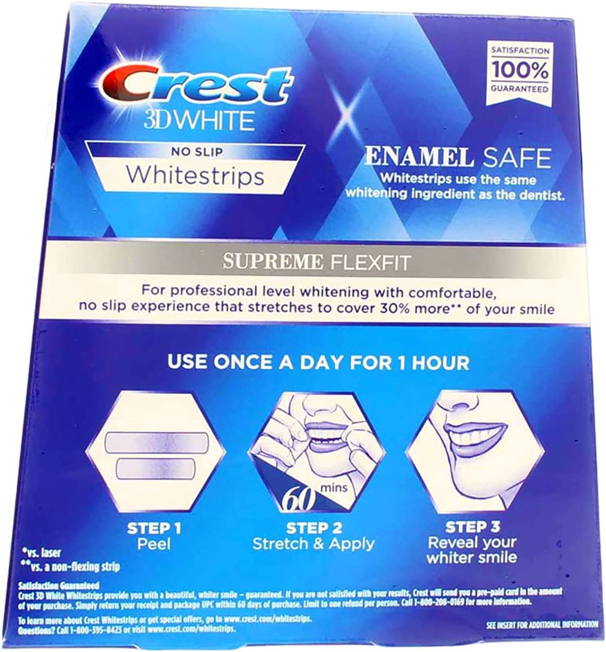 Crest 3d Whitestrips Professional Enamel Safe Teeth Whitening Kit