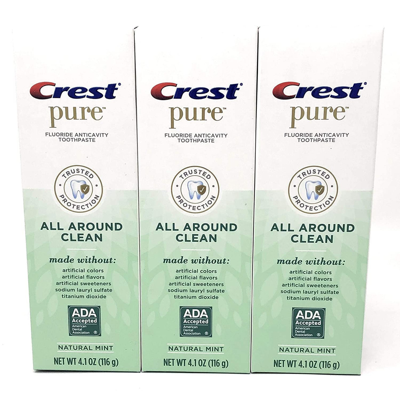 crest pure toothpaste