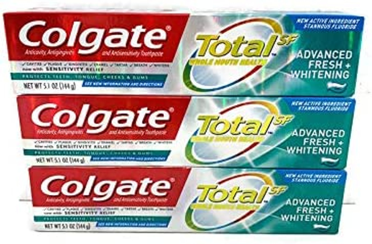 colgate total advanced fresh whitening gel toothpaste