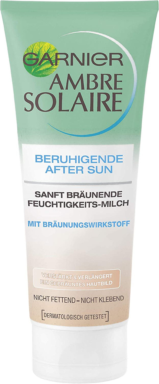 Gently Soothing Skin Moisturising Moisturises the Milk Ambre Soothes and After Sun Solaire Tanning