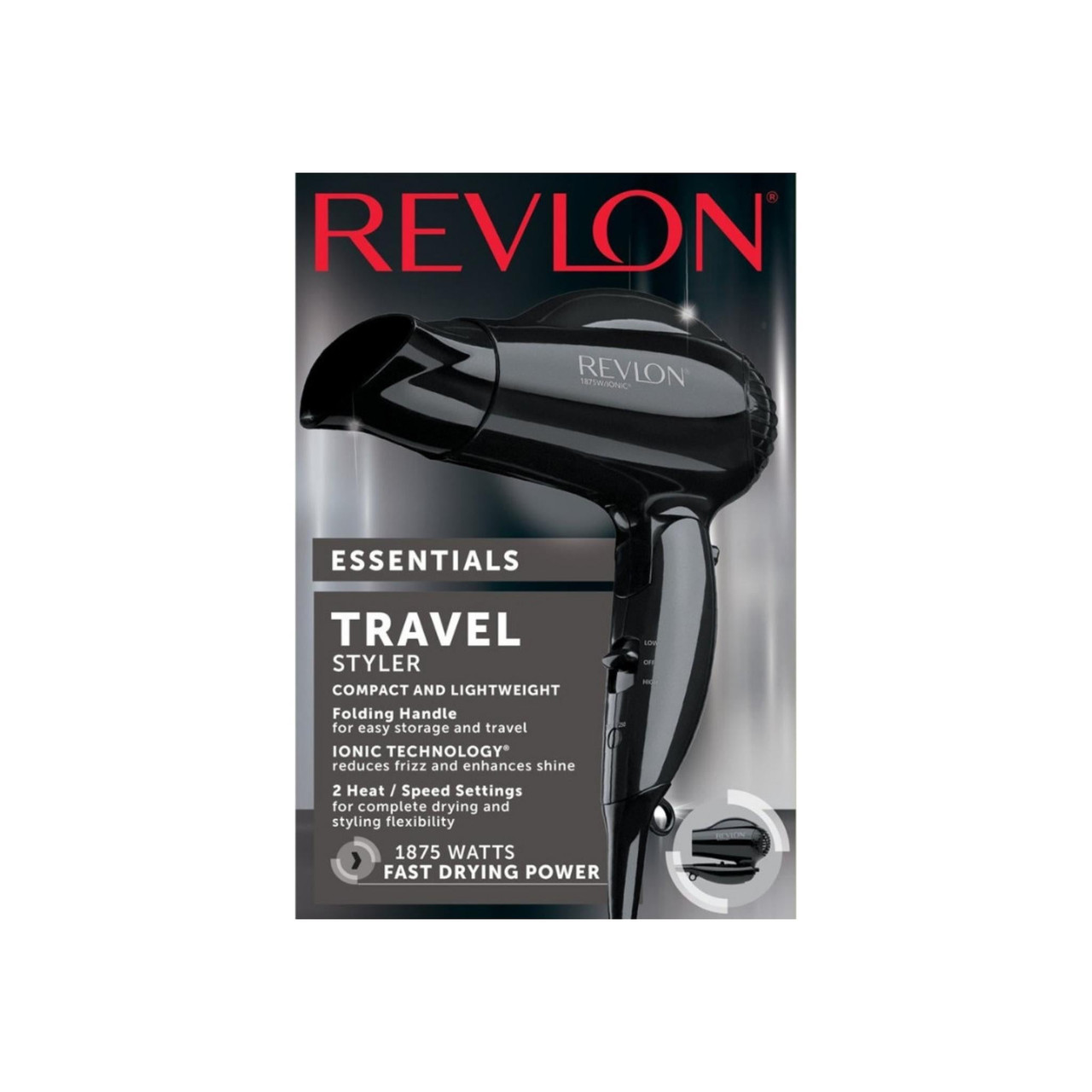 Revlon 1875w Portable Hair Dryer Walmart Revlon Compact Hair Dryer