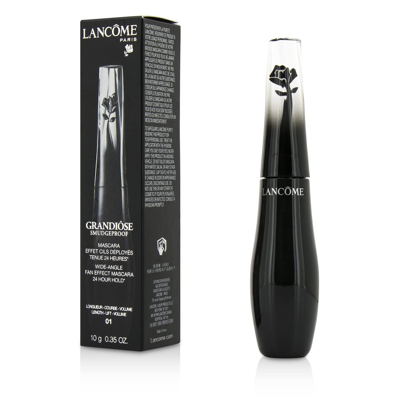 LANCOME Grandiose Smudge Proof Mascara for Women, 0.43 Pound