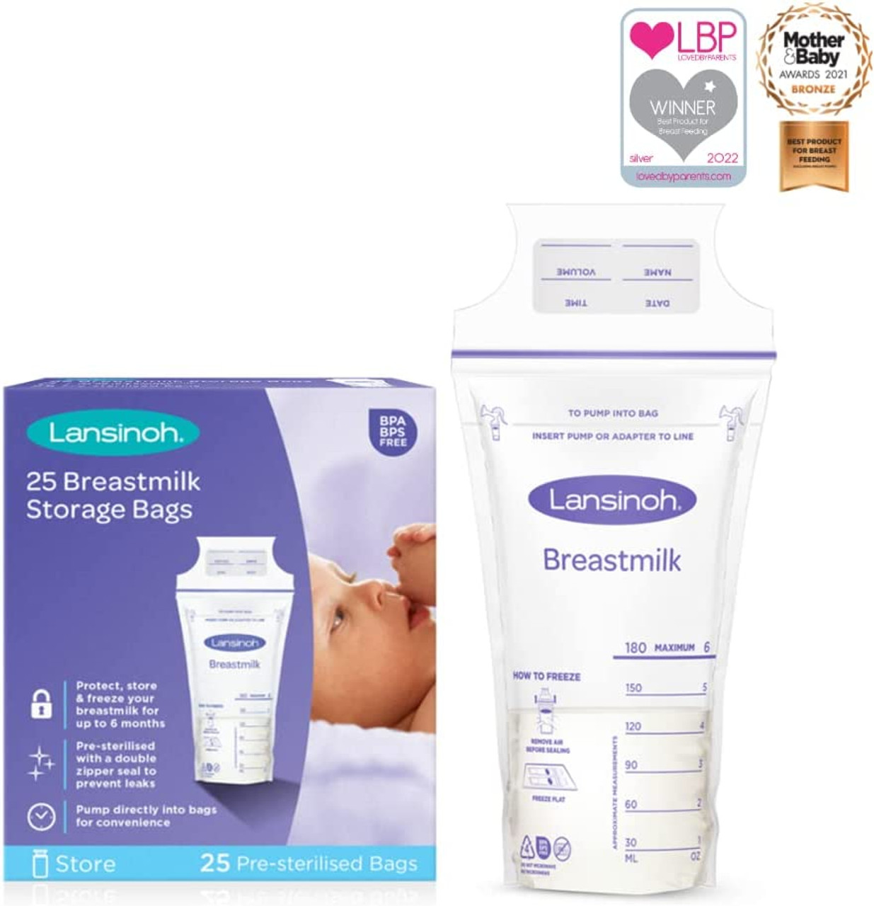 Lansinoh Breastmilk Storage Bags  Walgreens