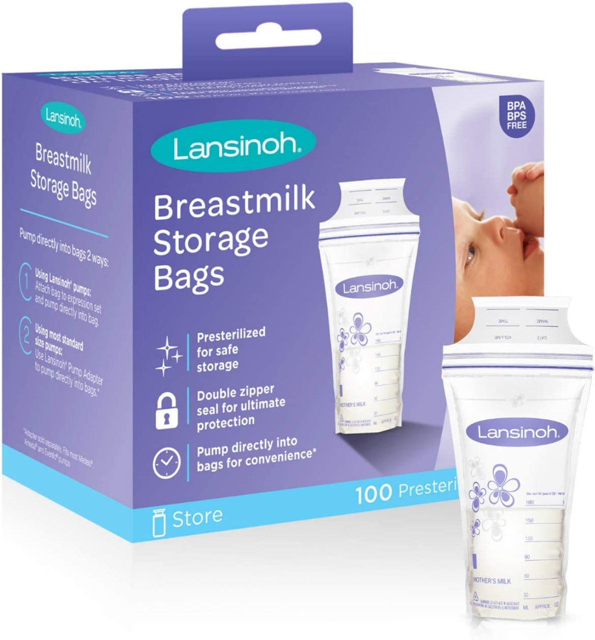 Lansinoh Laboratories Inc Breast Milk Storage Bags India  Ubuy