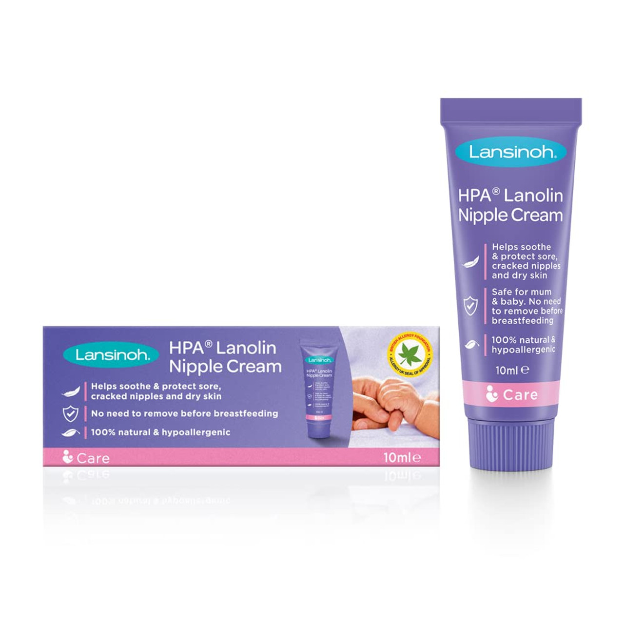 Lansinoh HPA Lanolin Nipple Cream for sore nipple & cracked skin, 100% –  TweezerCo
