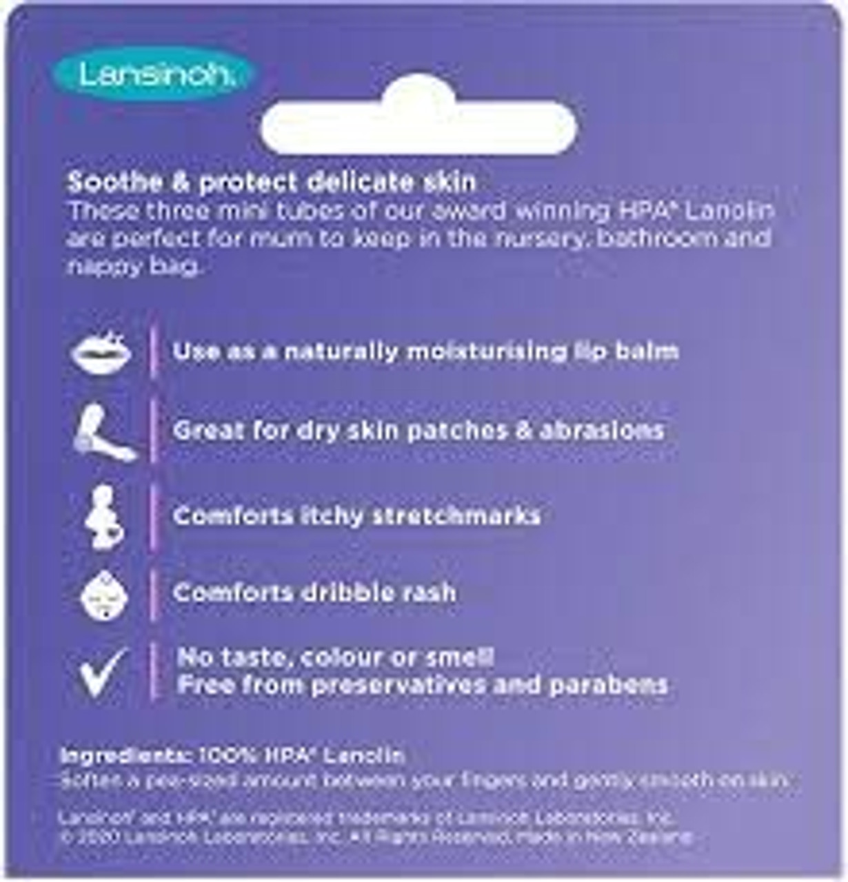 Lansinoh HPA Lanolin Skin Protectant Minis - 3 pack