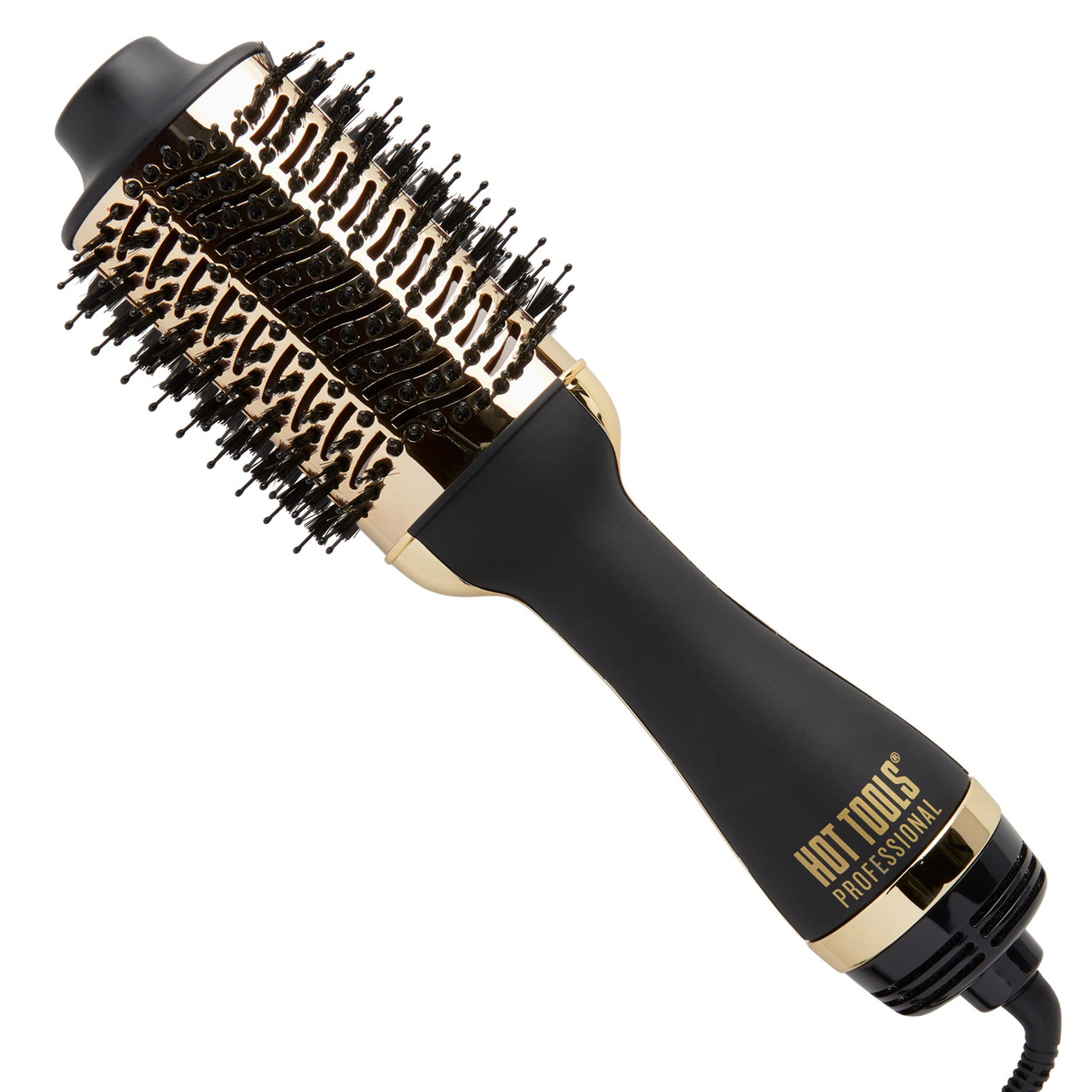Hot Tools 24K Gold One-Step Hair Dryer and Volumizer Style and Dry, Professional Blowout with Ease