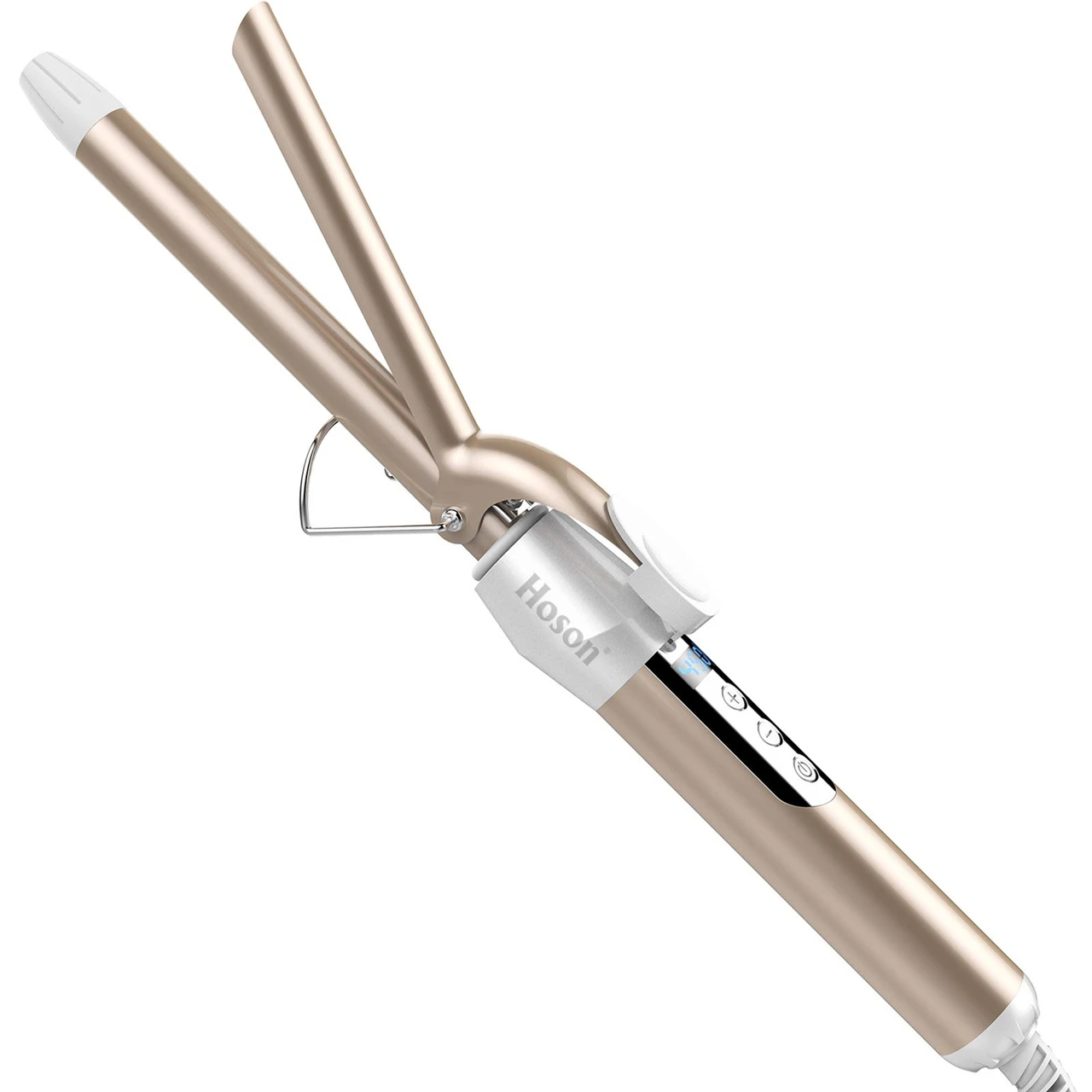 Hoson 3/4 Inch Curling Iron for Short Hair, Long Barrel 