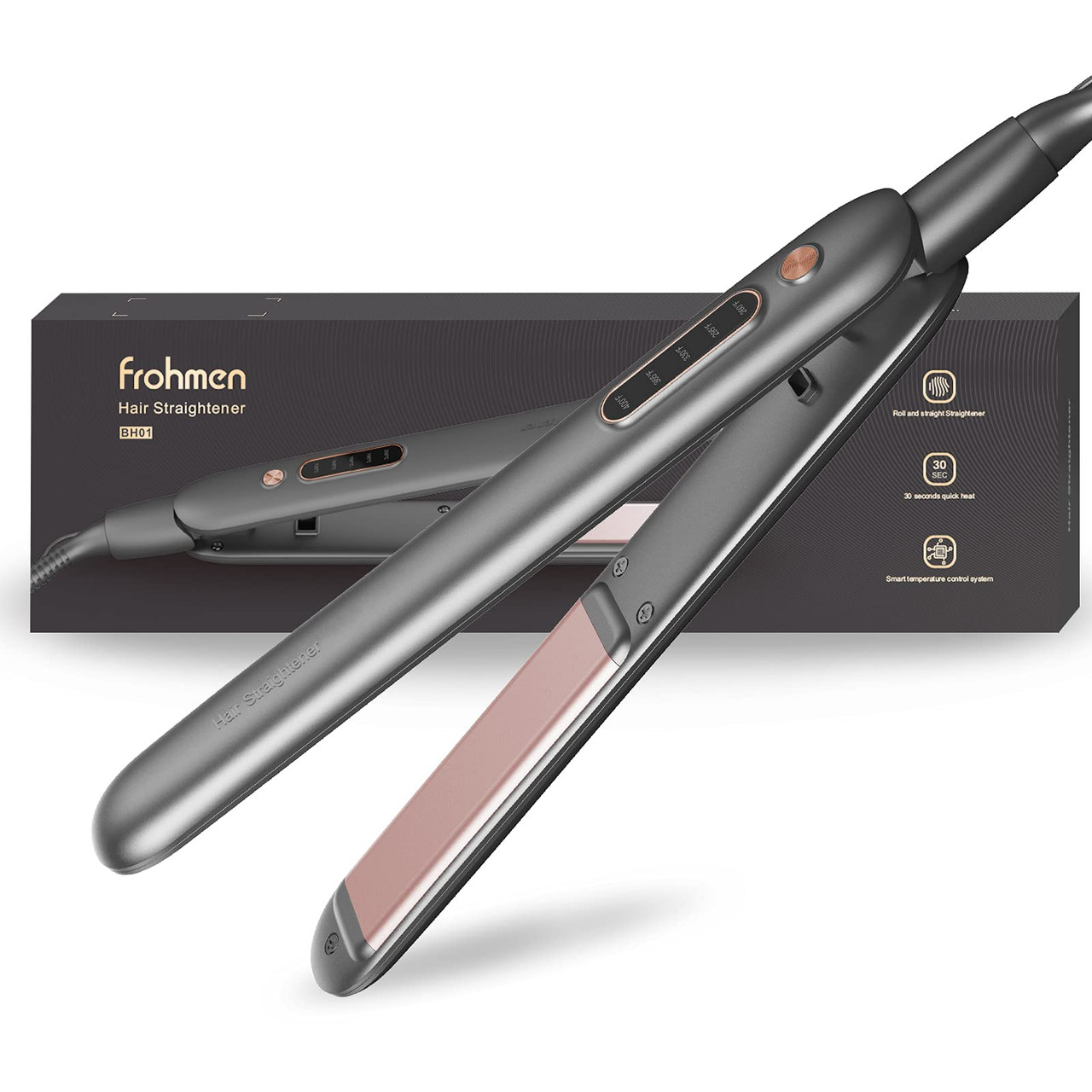 Professional Hair Salon Styling Hair Straightener With Rapid Heating And  Heat Balance Technology Automatic off For safety Black  24x7 eMall