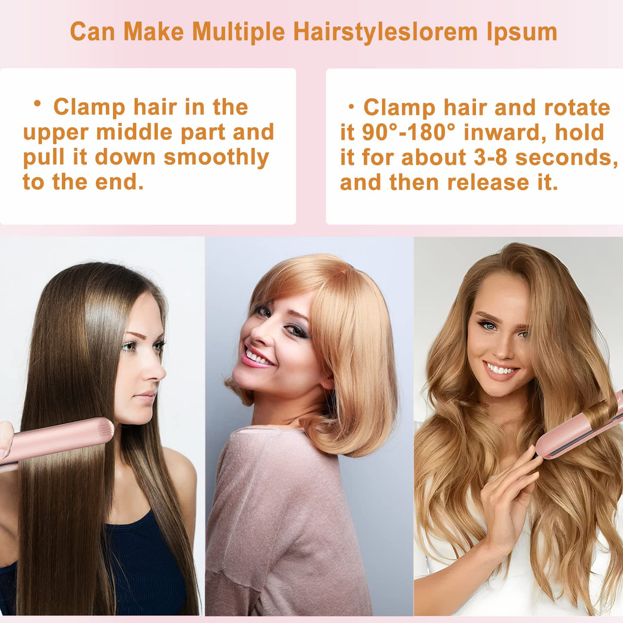 Stylish Hairstyles For Long Hair Using Hair Straightener |MyBeautyNaturally