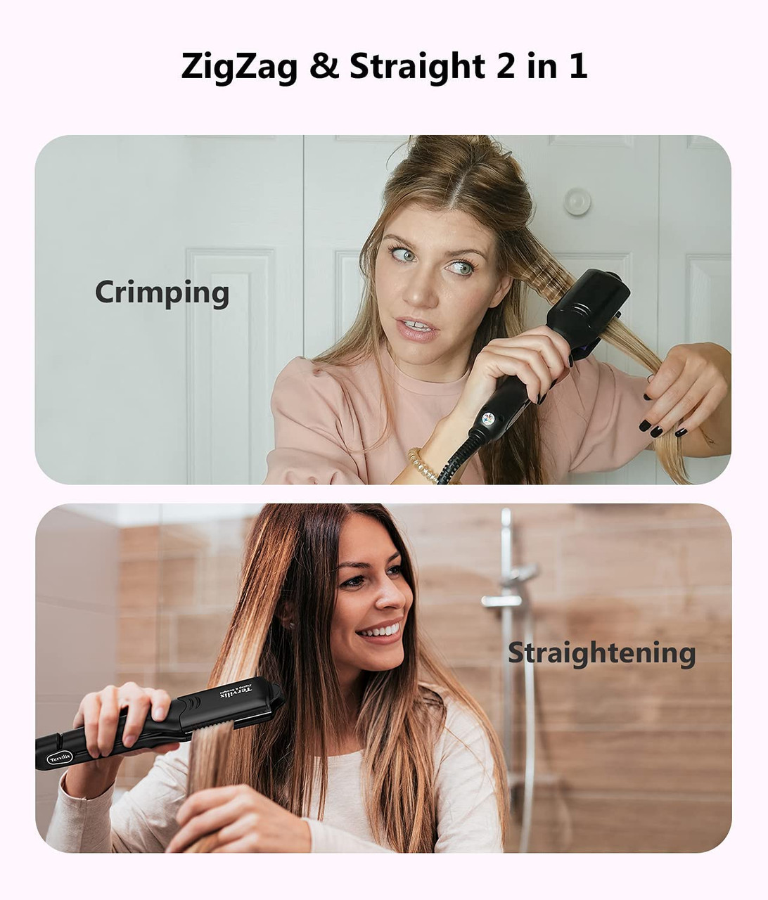 Kemei Hair Zigzag Crimper  ASA Smart Store