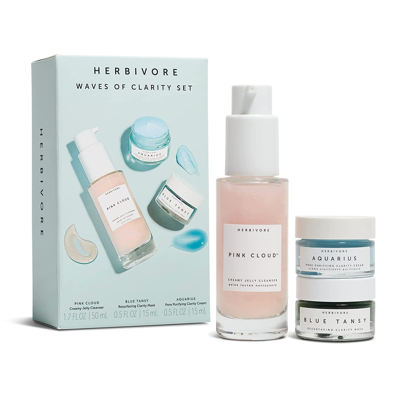 Herbivore Botanicals Waves of Clarity Pore Purifying Set - Pink