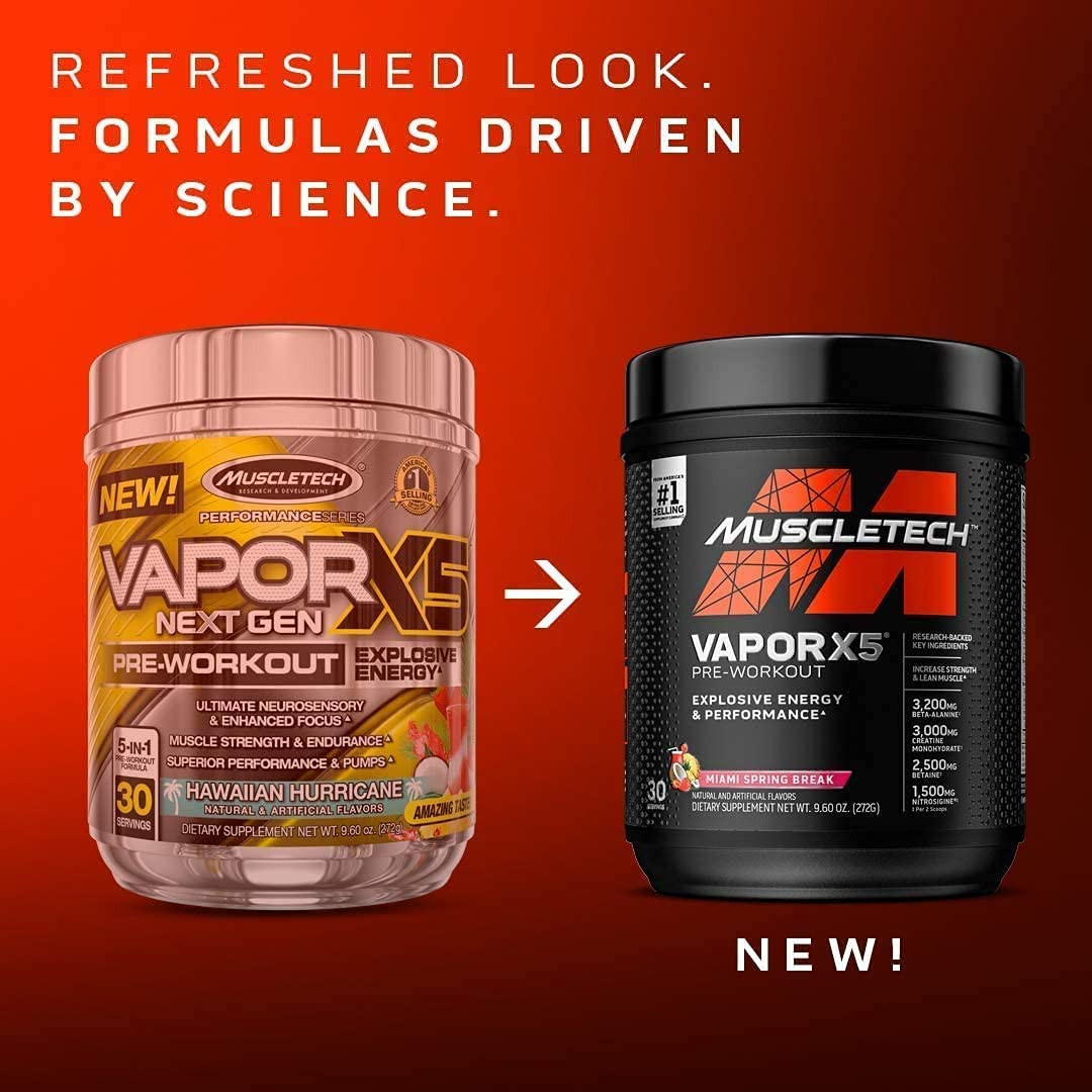 Pre Workout Powder | MuscleTech Vapor X5 | Pre Workout Powder for