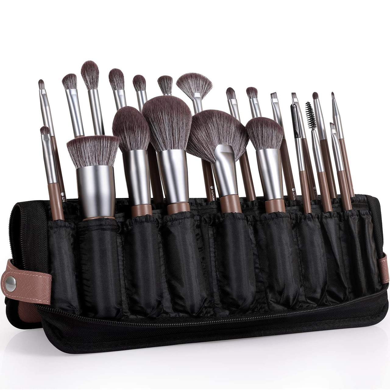 Pinkmpire Portable Cosmetic Travel Roll Up Toiletry Pouch Makeup Storage  Brush Holder Black - Price in India | Flipkart.com