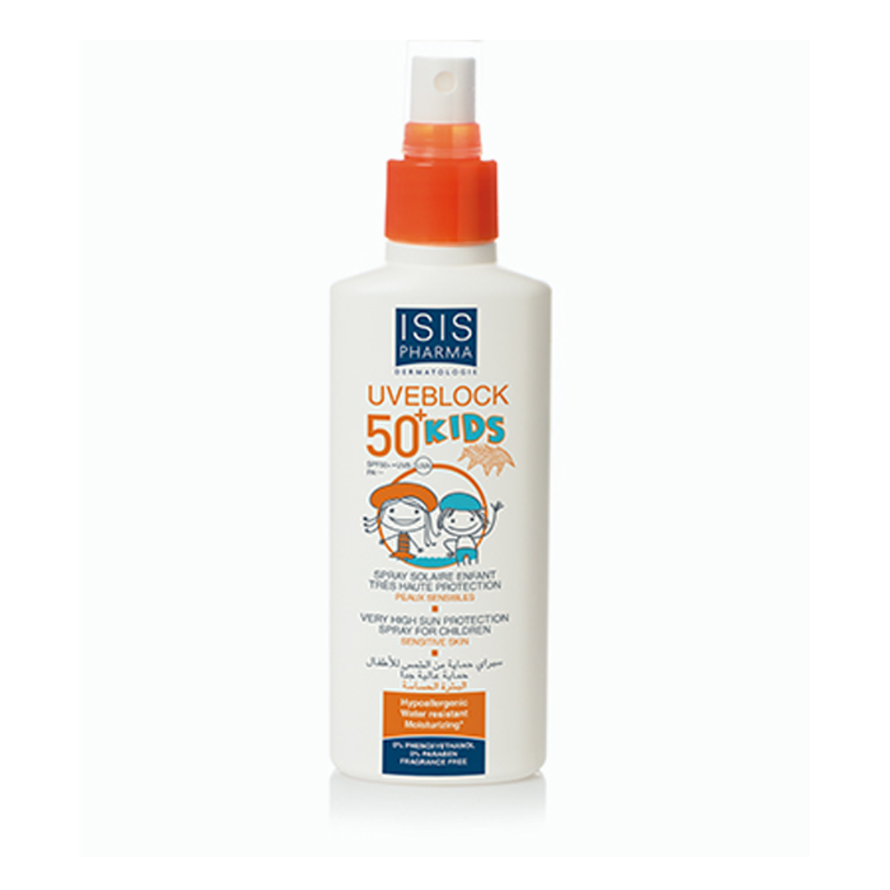 Spray SPF50+ Enfant - Application