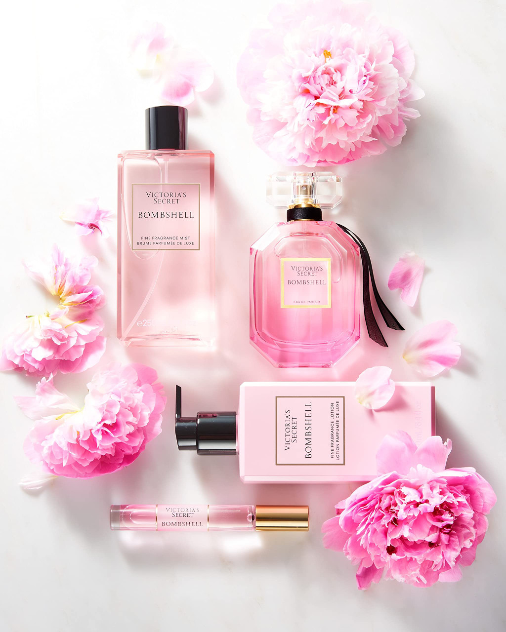 Victoria's Secret BOMBSHELL(ミスト、ローション)2本 2 Victoria's Secret Bombshell Fragrance Mist And Lotion 8.4