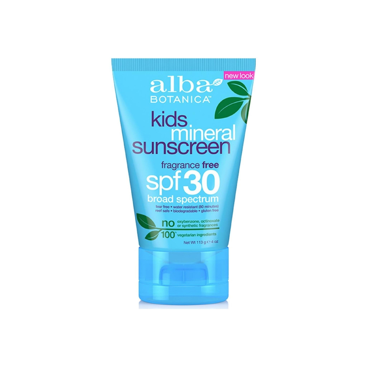Alba Botanica Kids Mineral Sunscreen SPF 30 oz