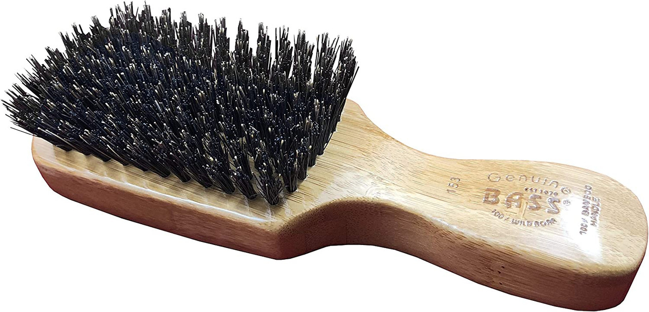 Baby Hair Brush with Natural Bristle Goat  T is for Tame