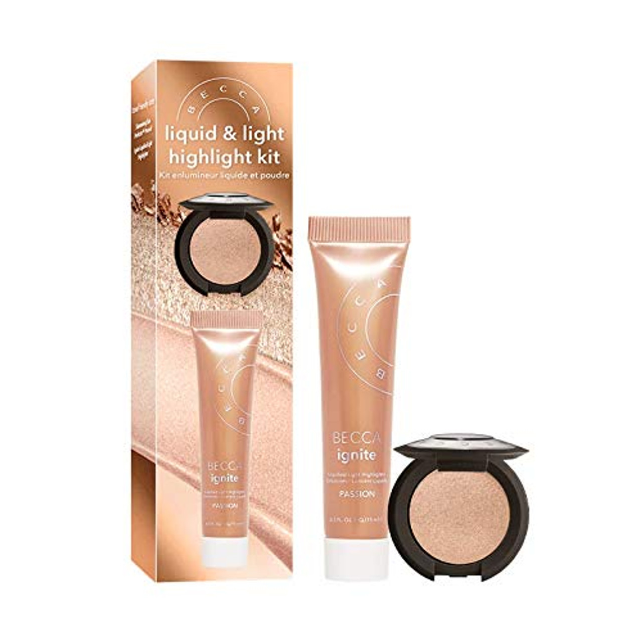 Becca Liquid Light Highlight Kit Opal Passion Duo