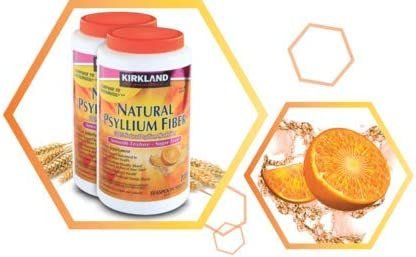 Kirkland Signature Natural Sugar Free Psyllium Fiber 360 Doses