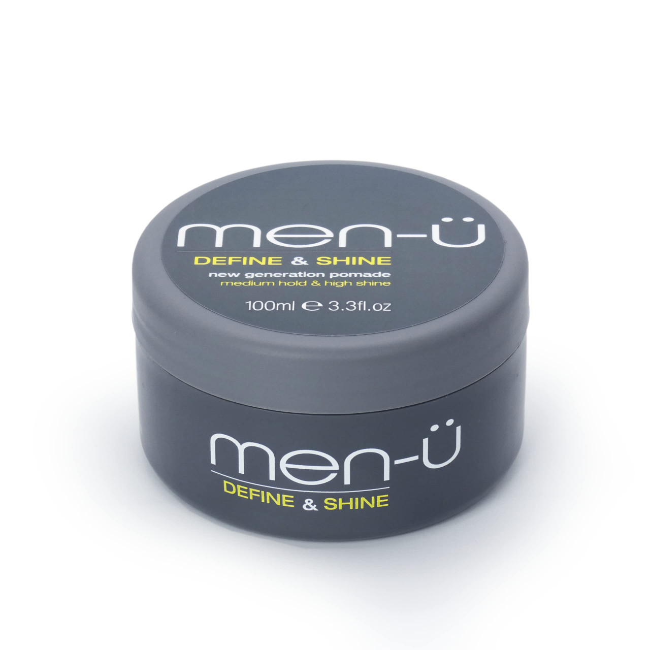 menu pomade for men DEFINE SHINE 100ml Hair pomade w/ medium hold and high  shine. Helps