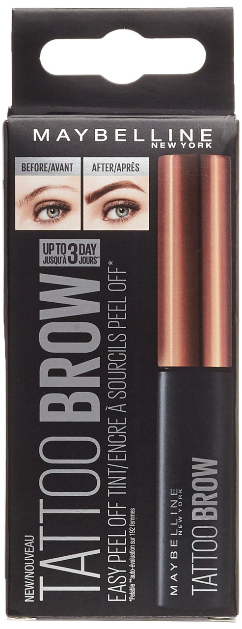 Maybelline New York Brow Tattoo Longlasting Tint Medium Brown 49ml016 Fl  Oz Pack of