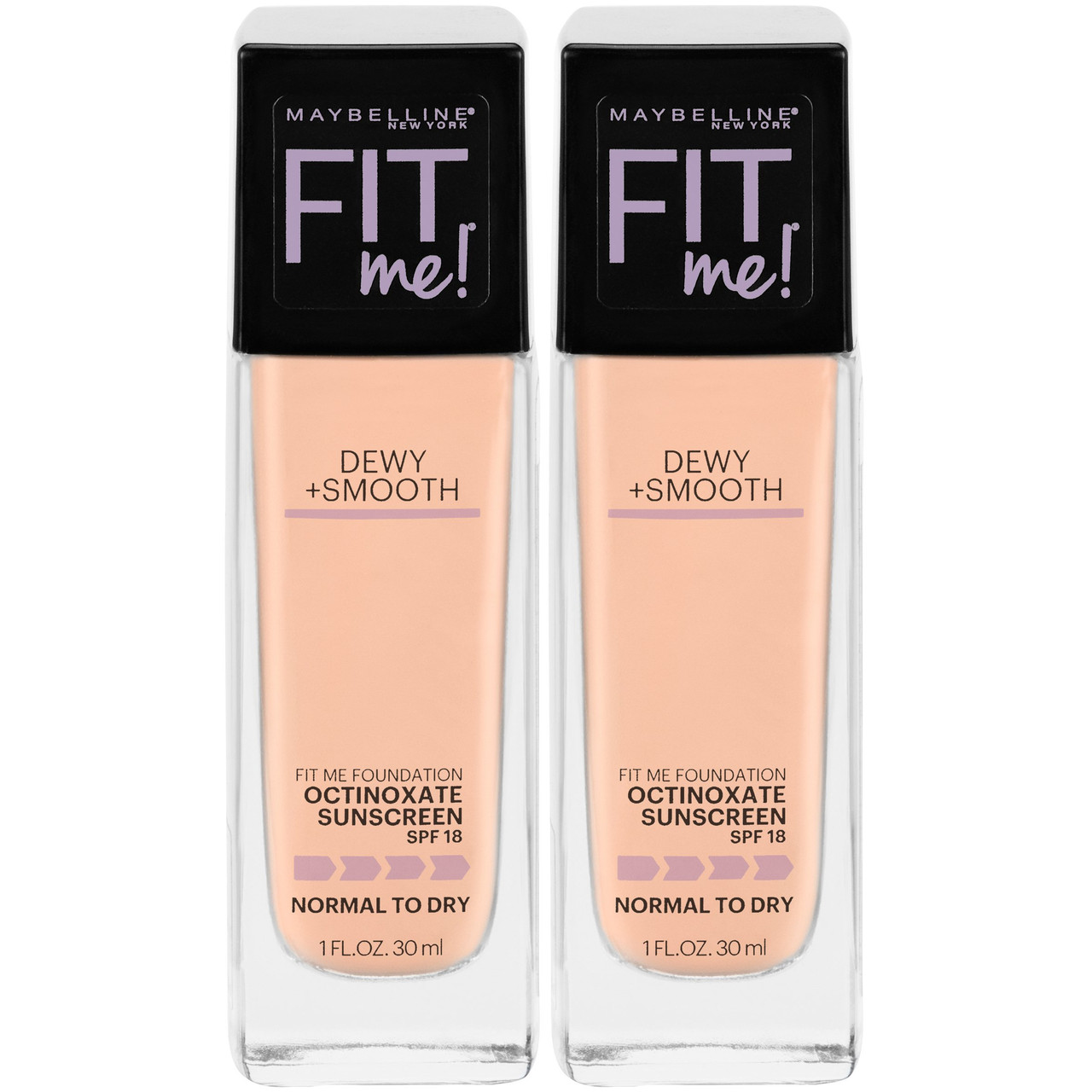 Fit Me, Dewy + Smooth Foundation, 120 Classic Ivory, 1 fl oz (30 ml)